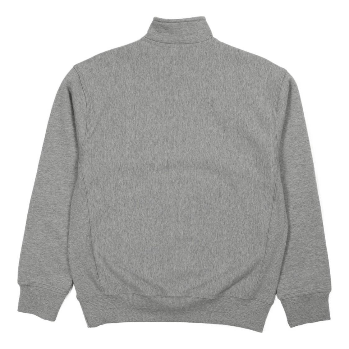 Half Zip American Script Sweat Grey Heather