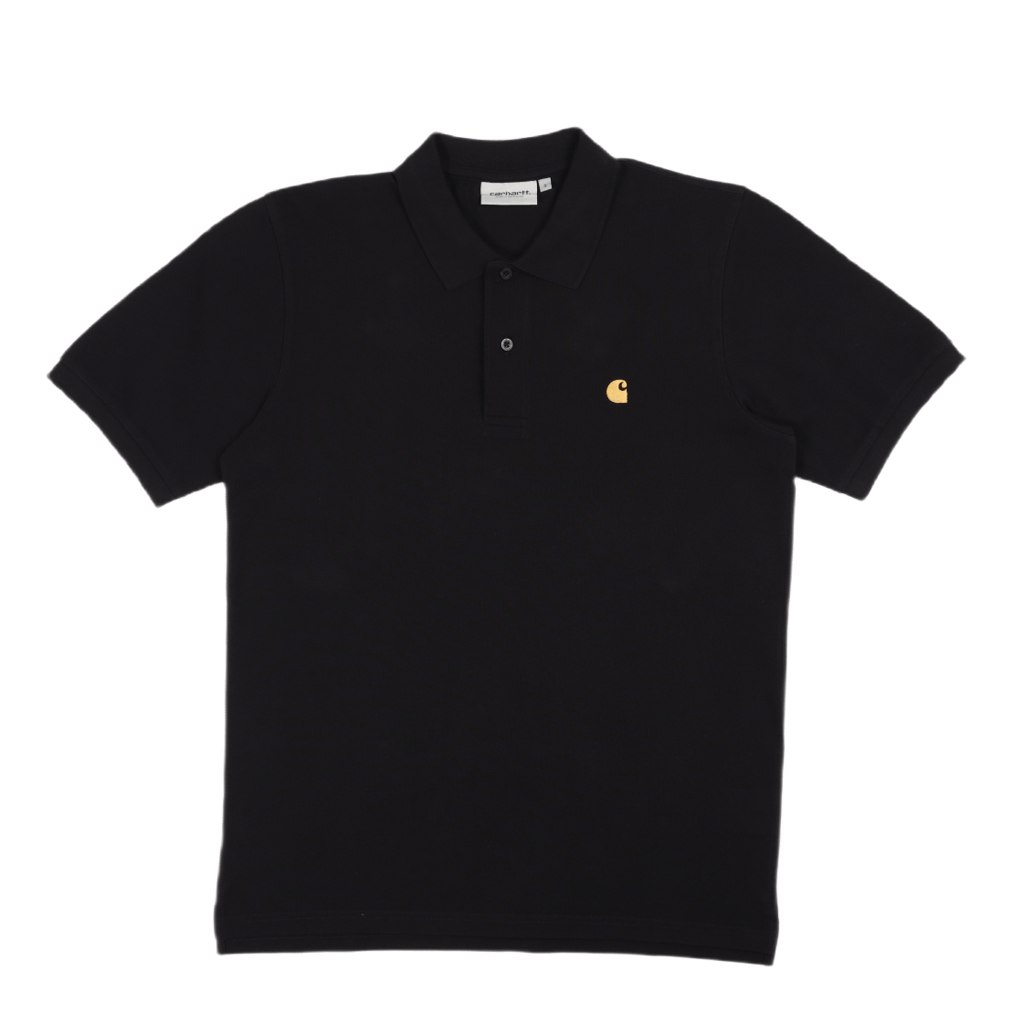 S/s Chase Pique Polo Black / Gold