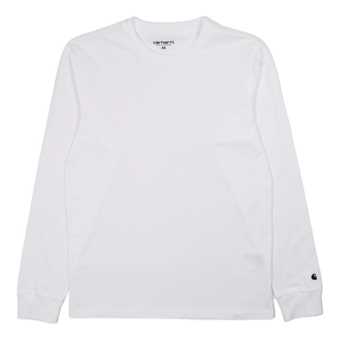 L/s Base T-shirt White / Black