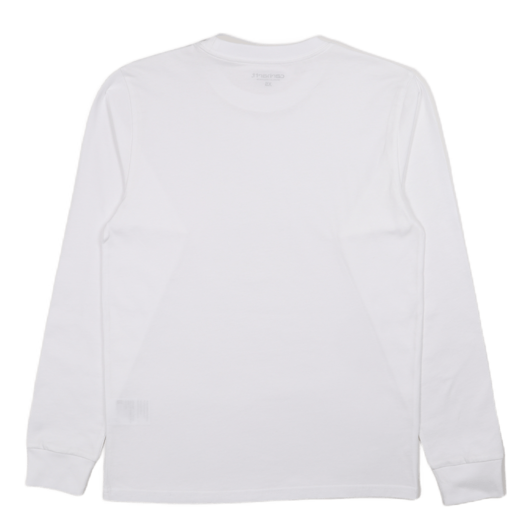 L/s Base T-shirt White / Black