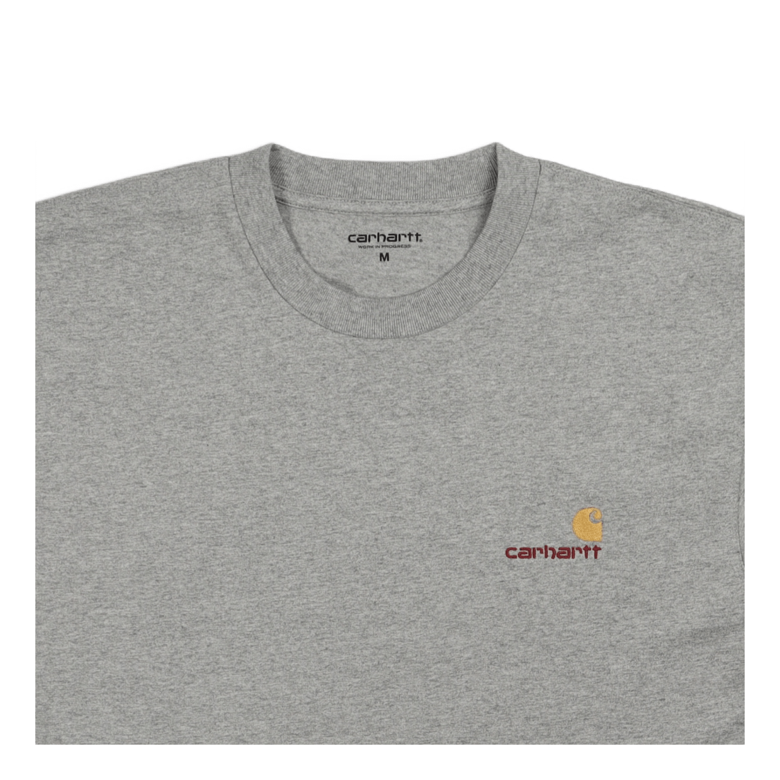 S/s American Script T-shirt Grey Heather