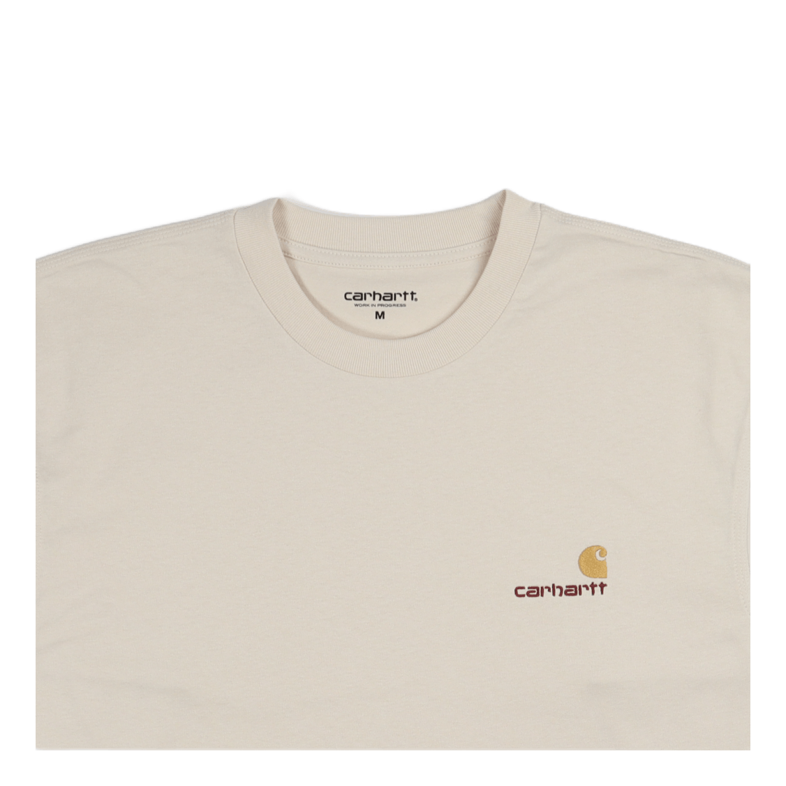 L/s American Script T-shirt Natural