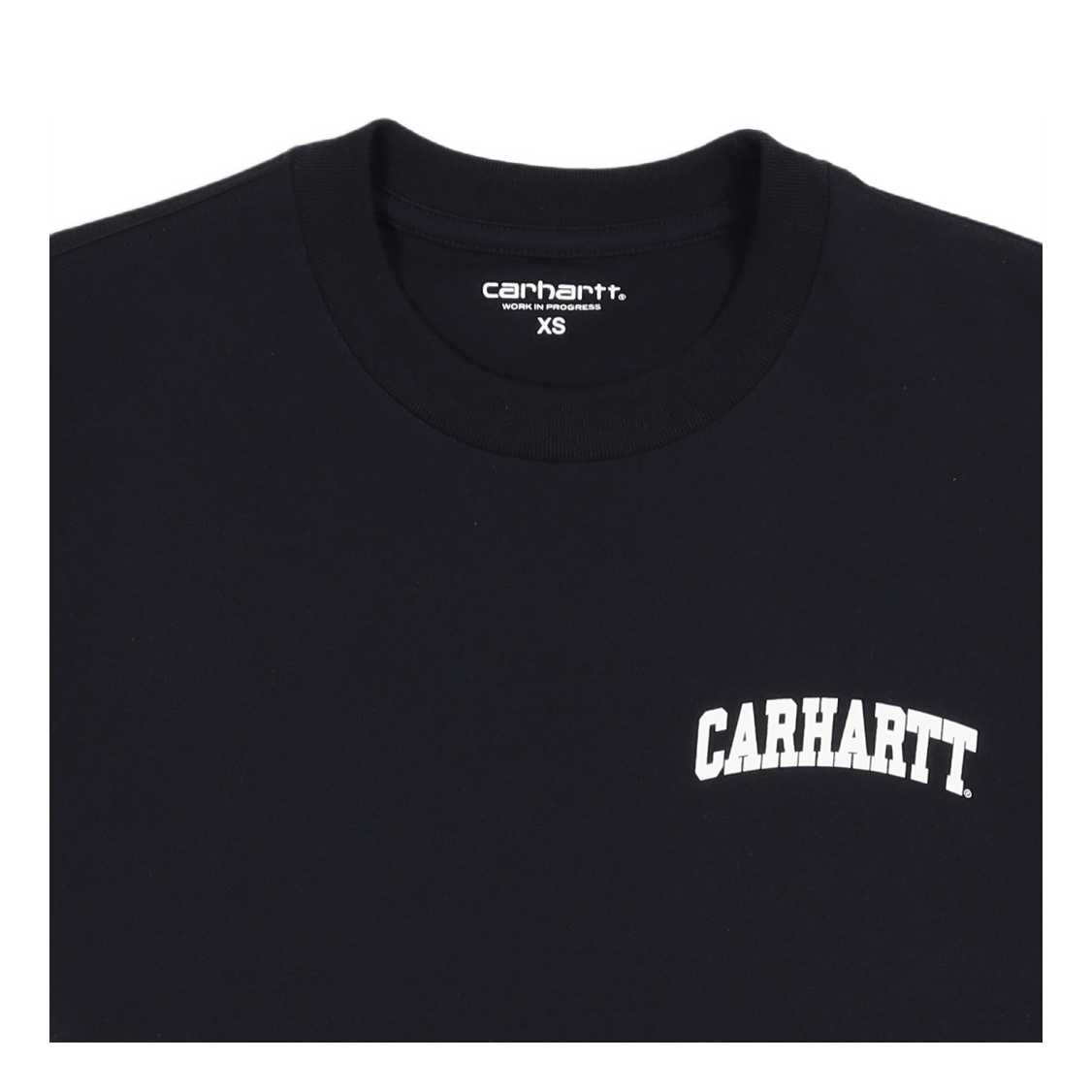 S/s University Script T-shirt Dark Navy / White