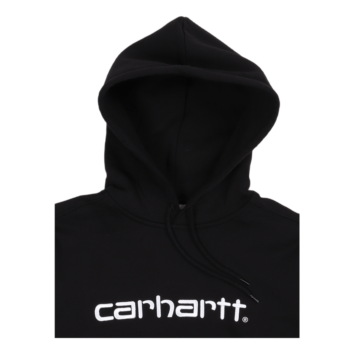 W' Hooded Carhartt Sweatshirt Black / White