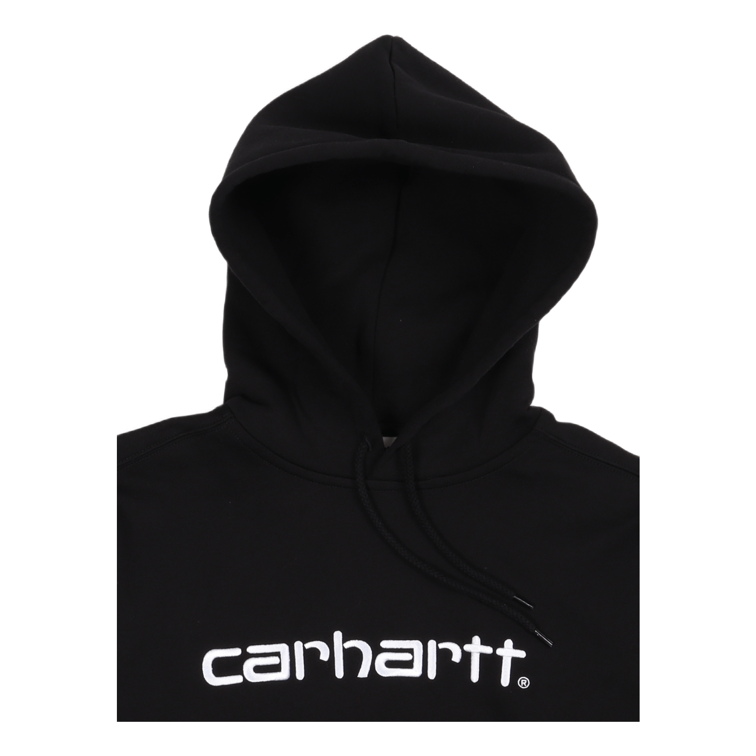 W' Hooded Carhartt Sweatshirt Black / White