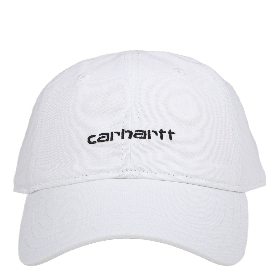 Canvas Script Cap White/black