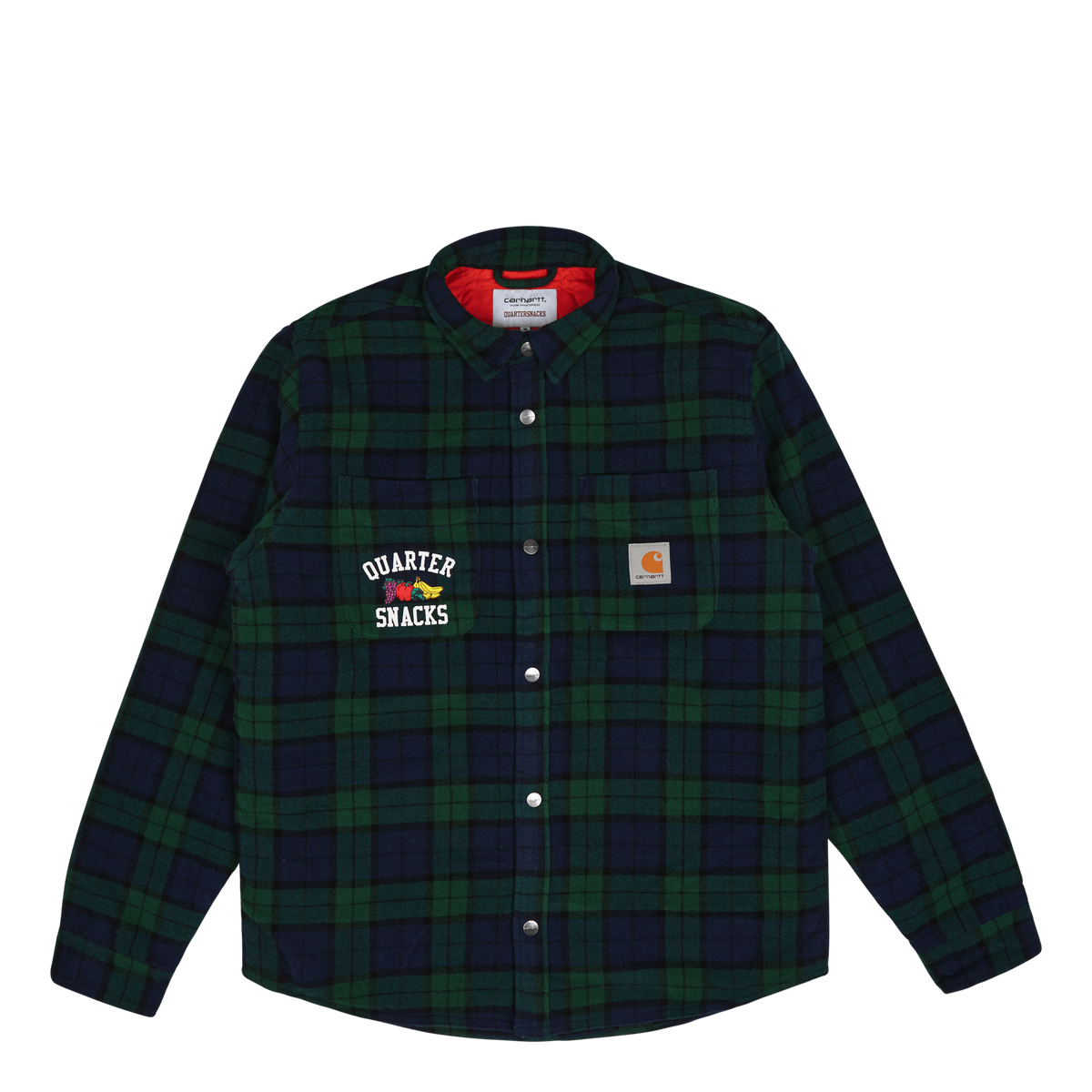 Quartersnacks Shirt Jacket Quartersnacks Check, Green