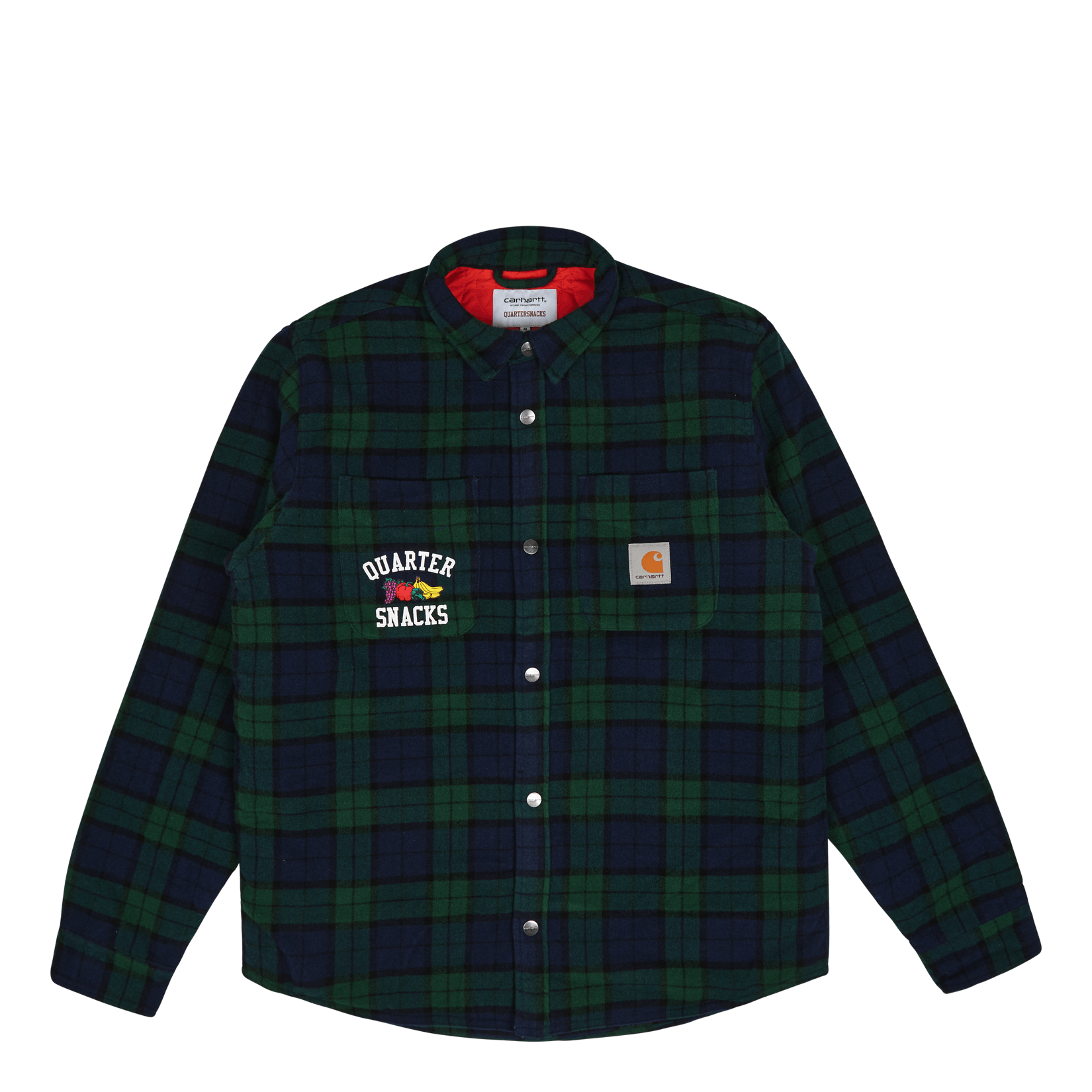 Quartersnacks Shirt Jacket Quartersnacks Check, Green