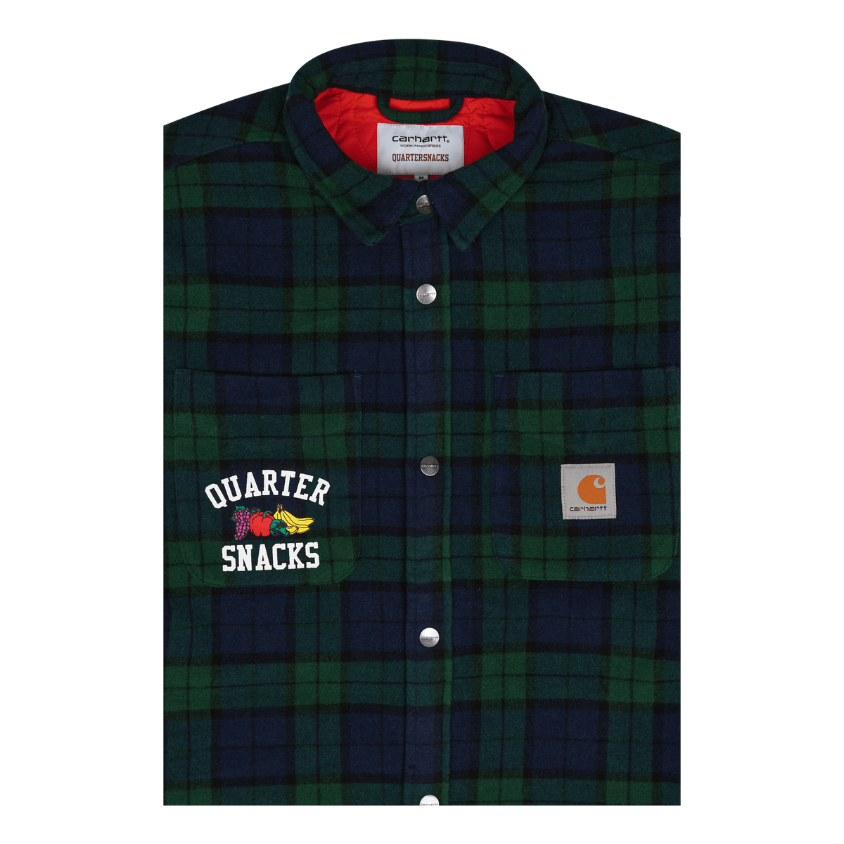 Quartersnacks Shirt Jacket Quartersnacks Check, Green