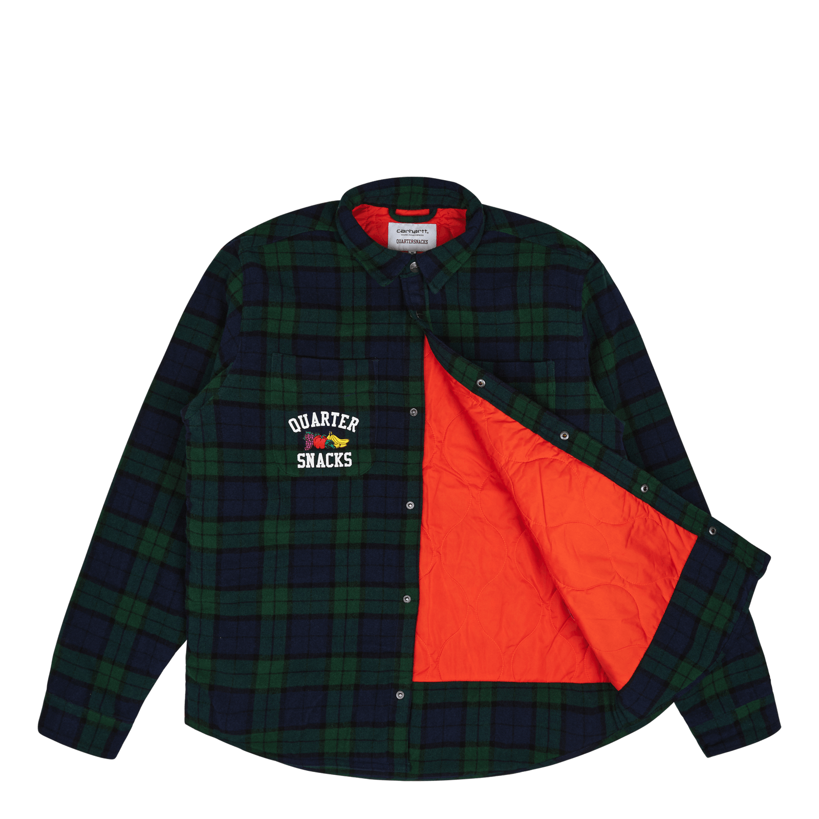Quartersnacks Shirt Jacket Quartersnacks Check, Green