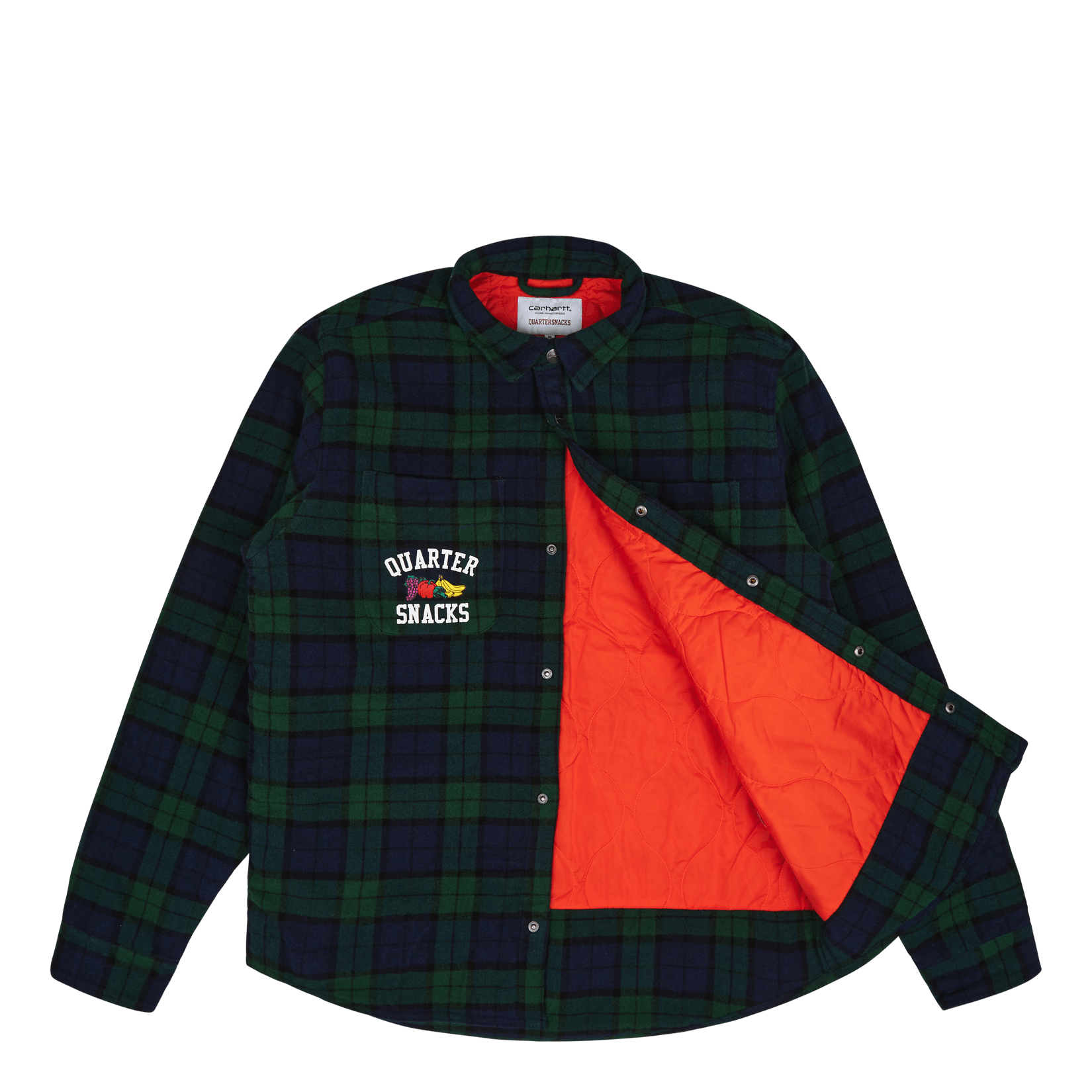 Quartersnacks Shirt Jacket Quartersnacks Check, Green