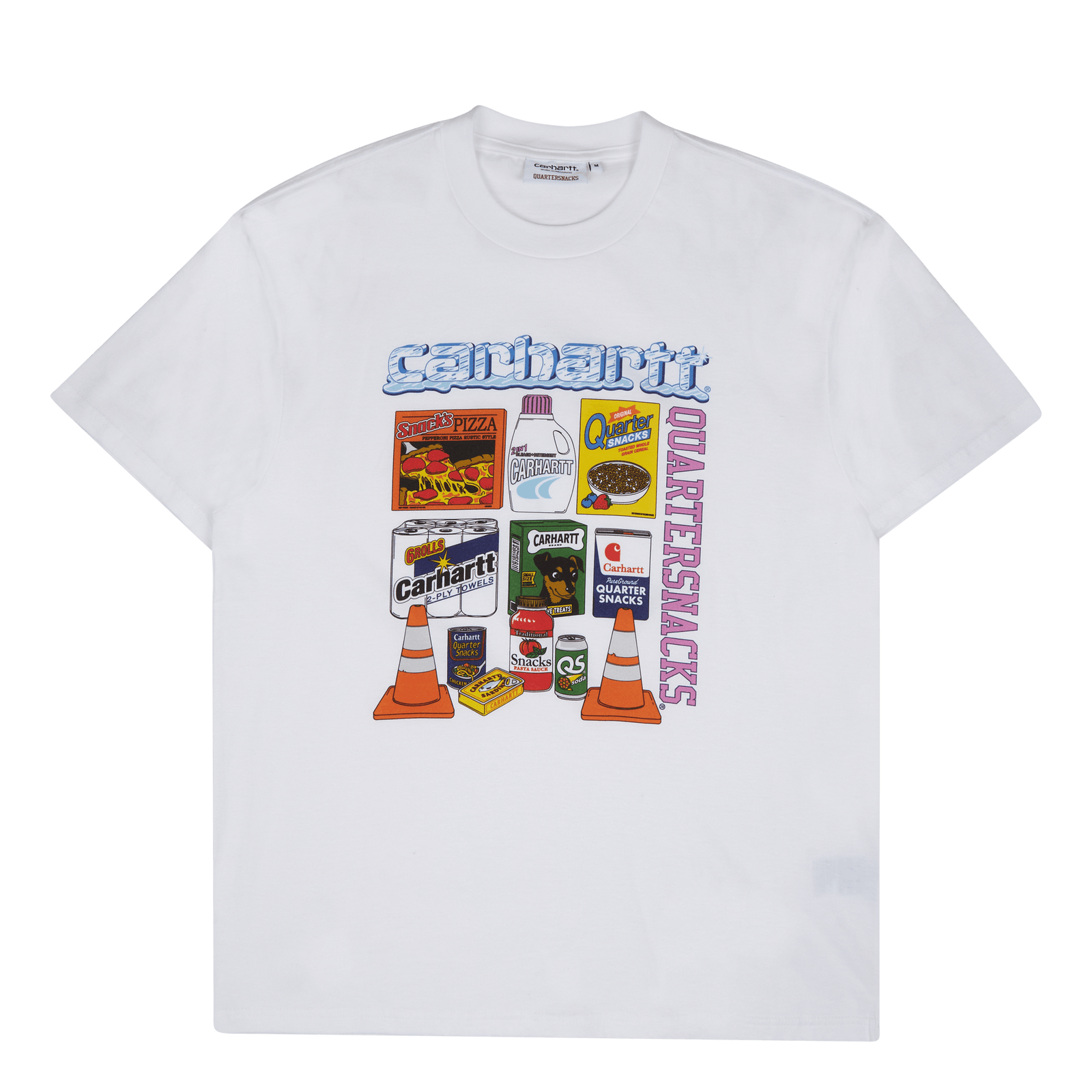 Quartersnacks S/s Graphic T-s White