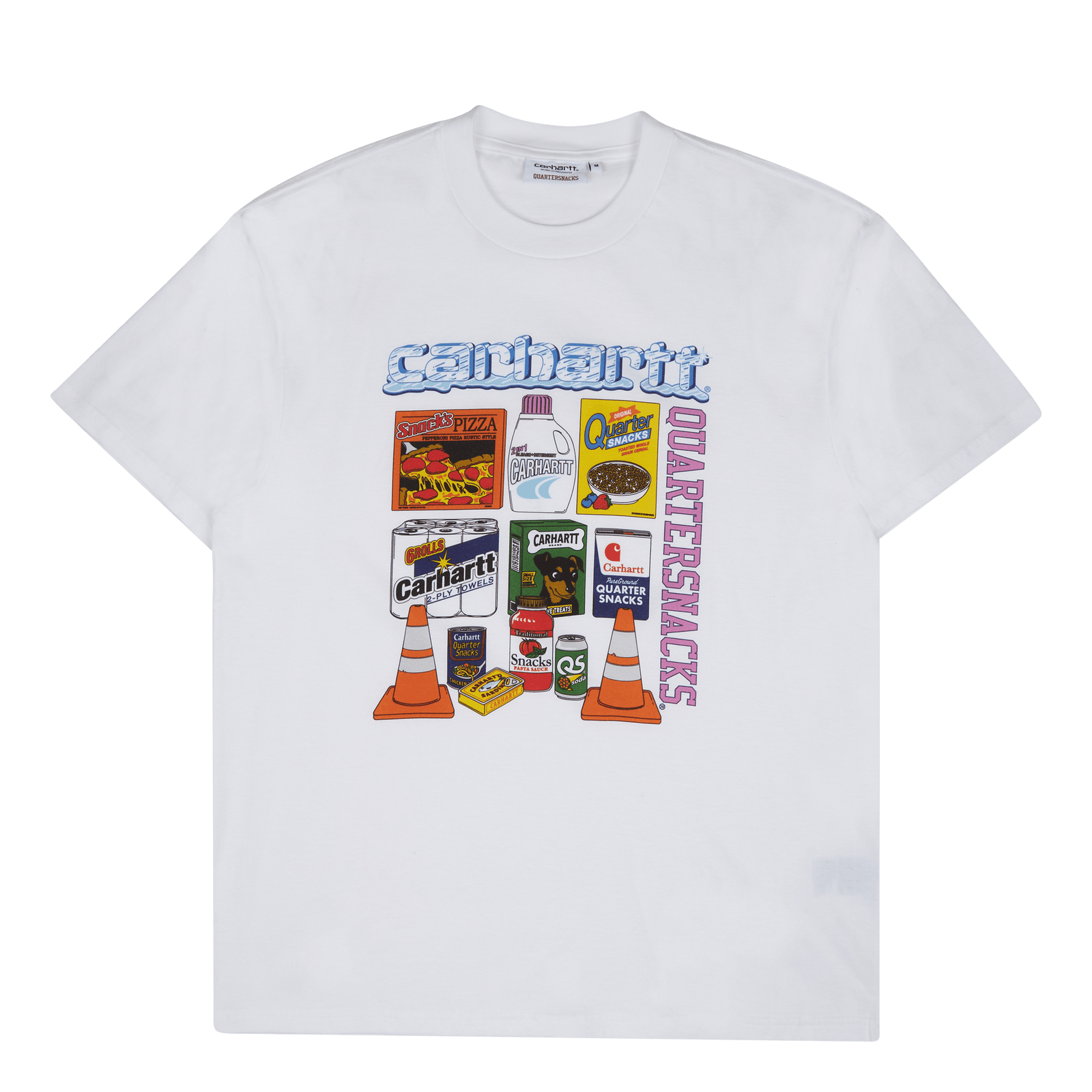 Quartersnacks S/s Graphic T-s White