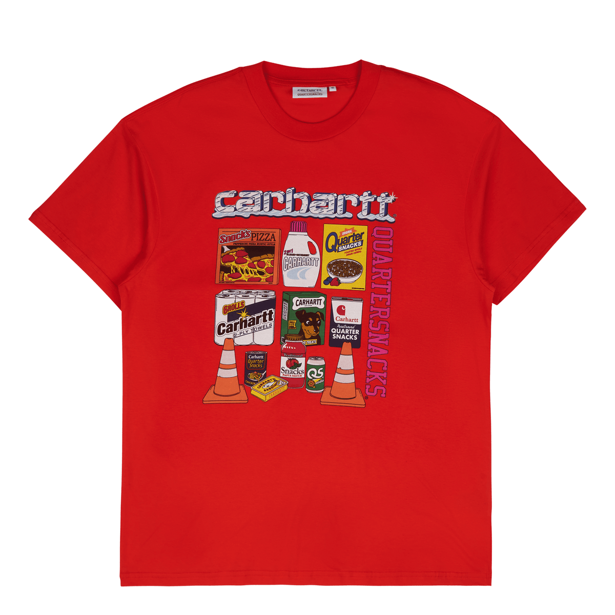 Quartersnacks S/s Graphic T-s Safety Orange