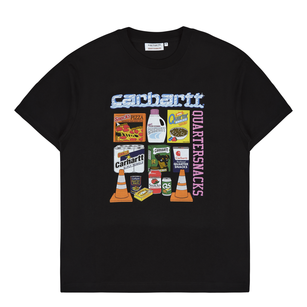 Quartersnacks S/s Graphic T-s Black