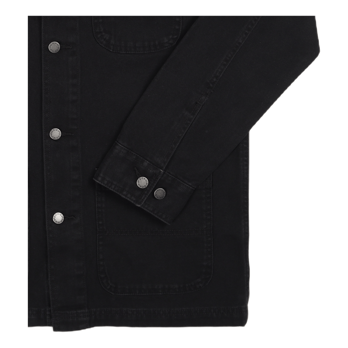 Duck Lined Chore Jacket Stone Washed Black