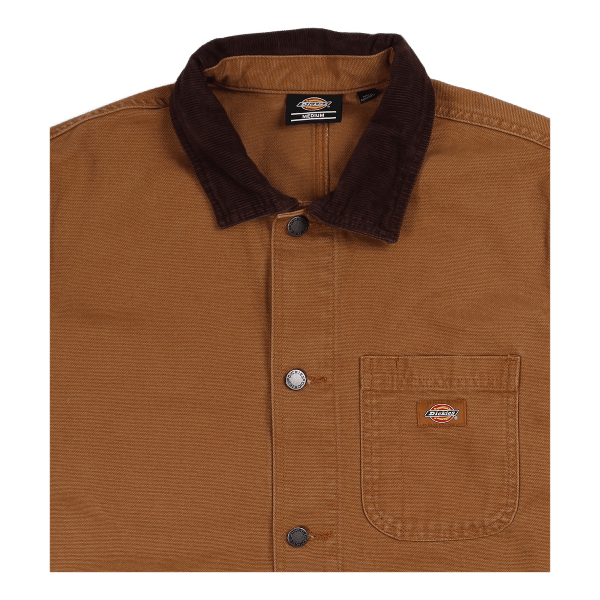 Duck Lined Chore Jacket Stone Washed Brown Duck