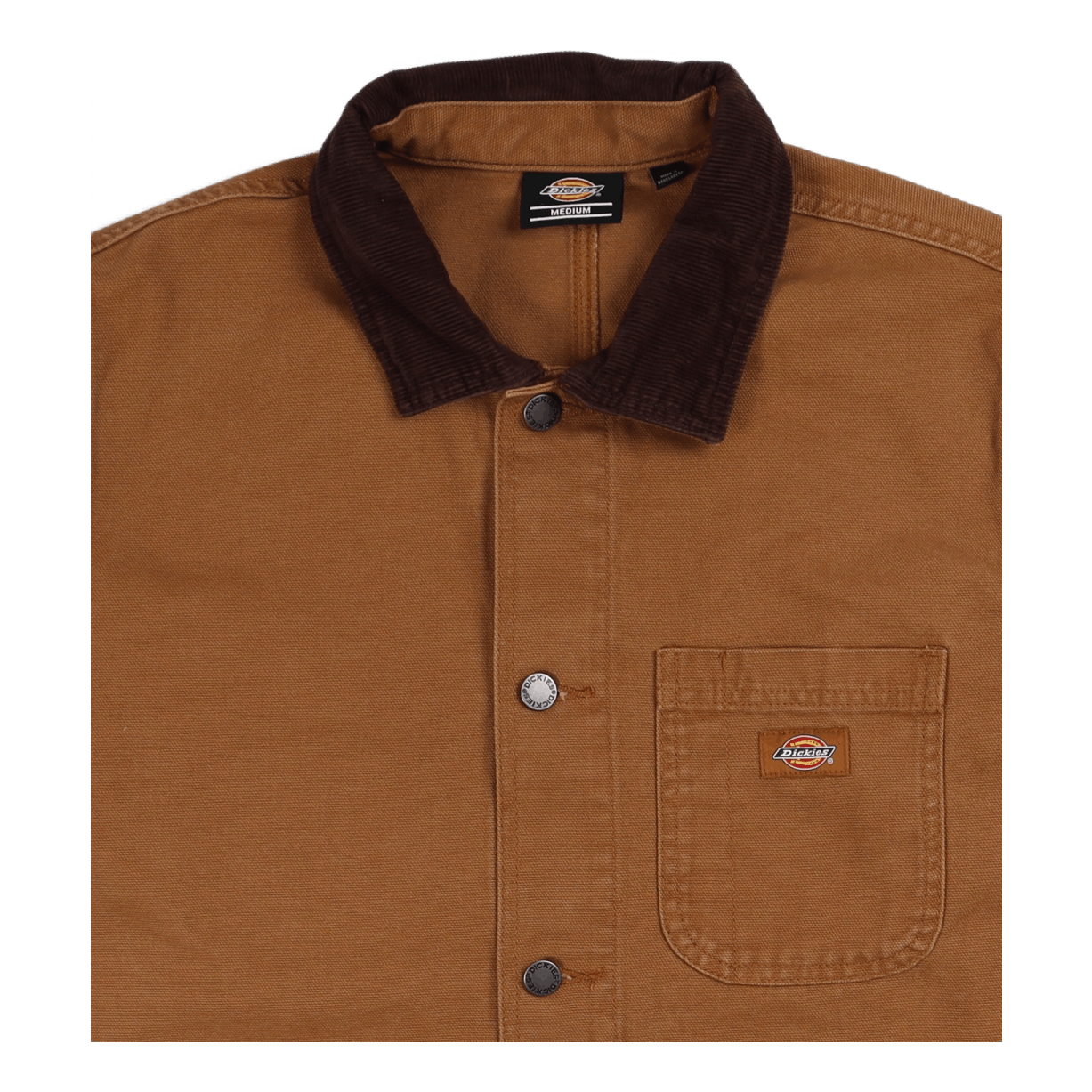 Duck Lined Chore Jacket Stone Washed Brown Duck