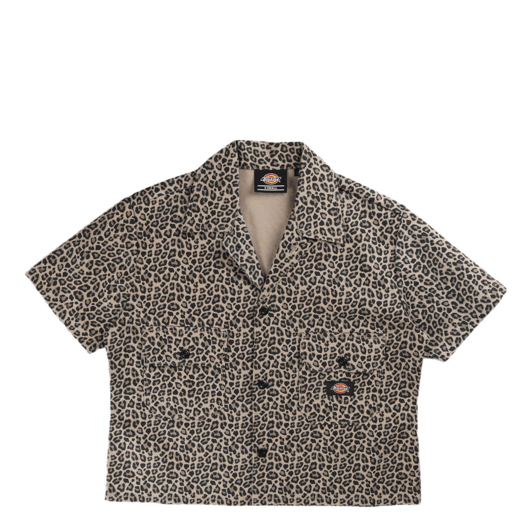 Silver Firs Shirt Ss W Leopard Print