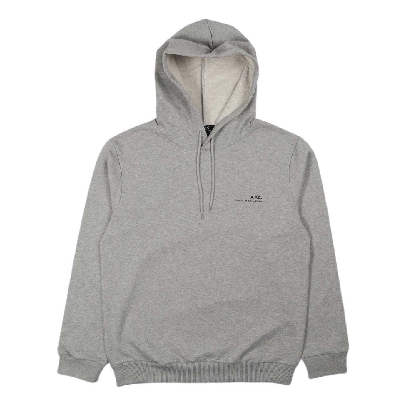 Hoodie Item H Heathered Light Grey