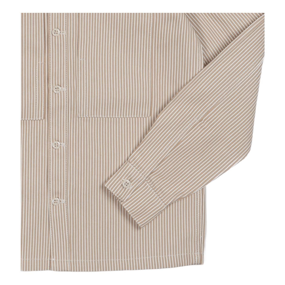 Prison Shirt Khaki Hickory