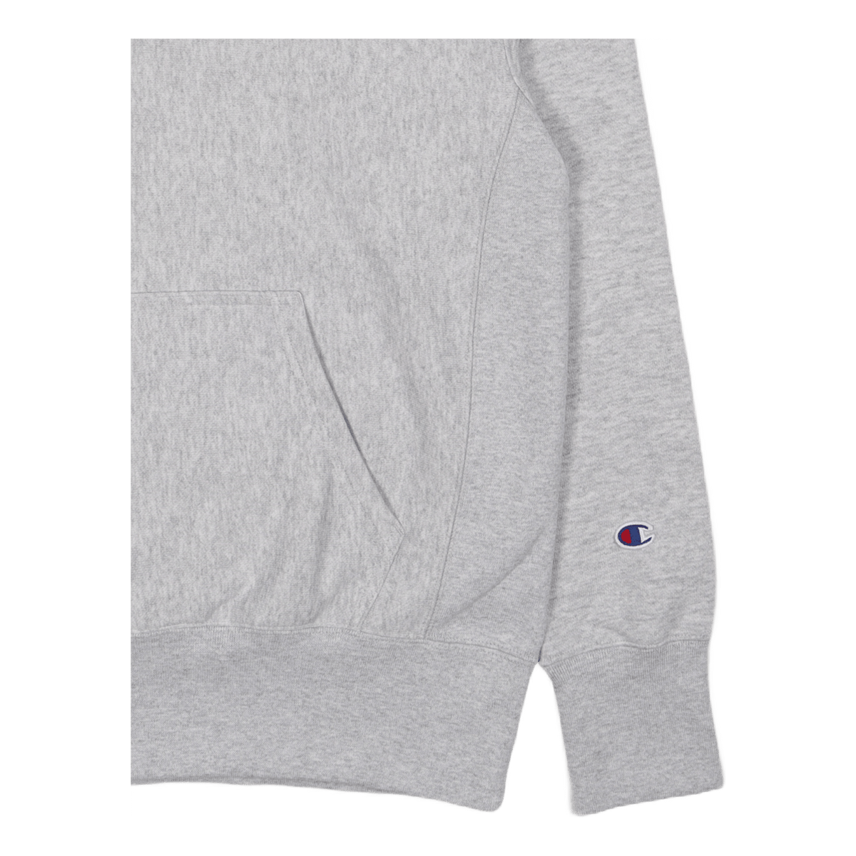 Hooded Sweatshirt Gray Melange  Light