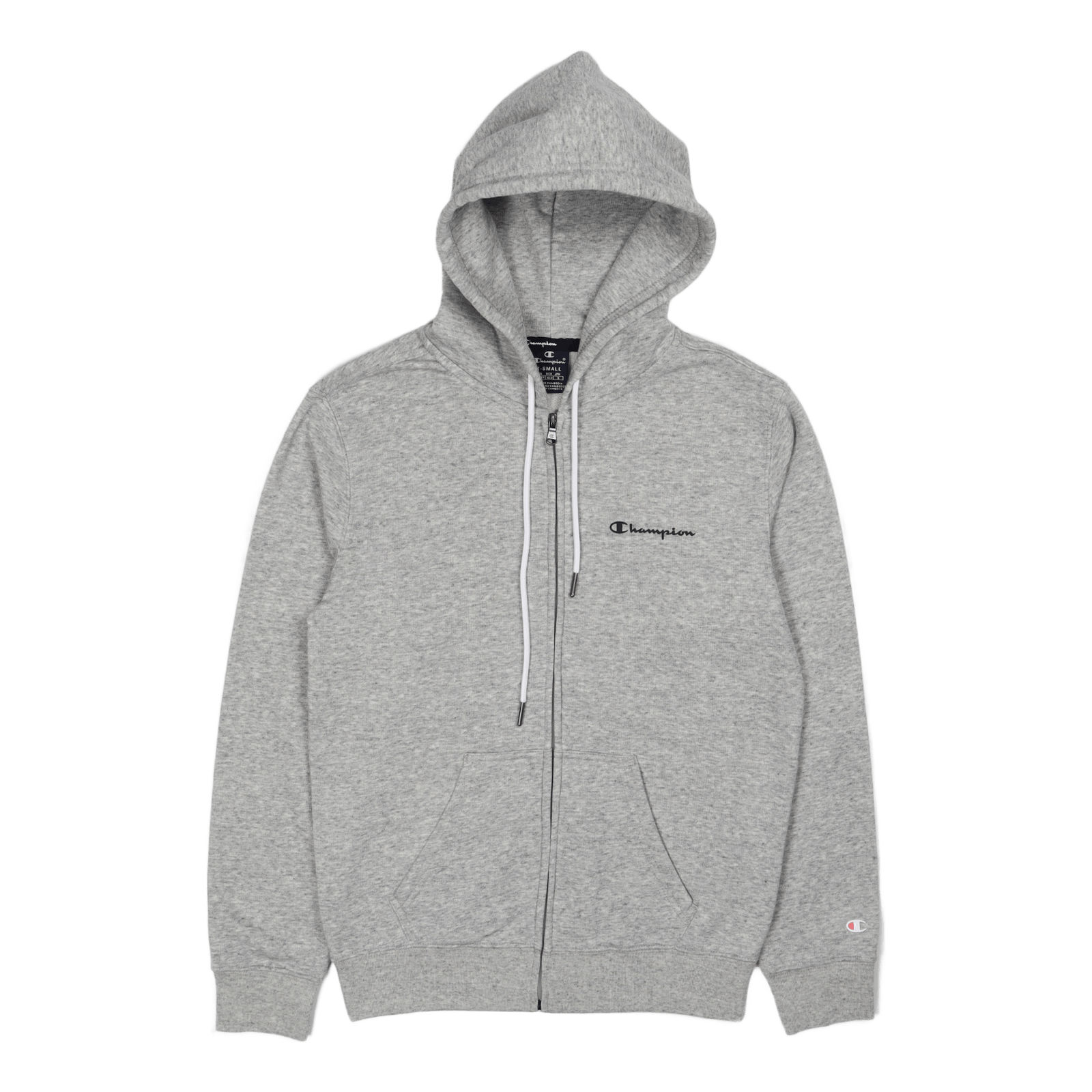 Hooded Full Zip Sweatshirt New Oxford Grey Melange