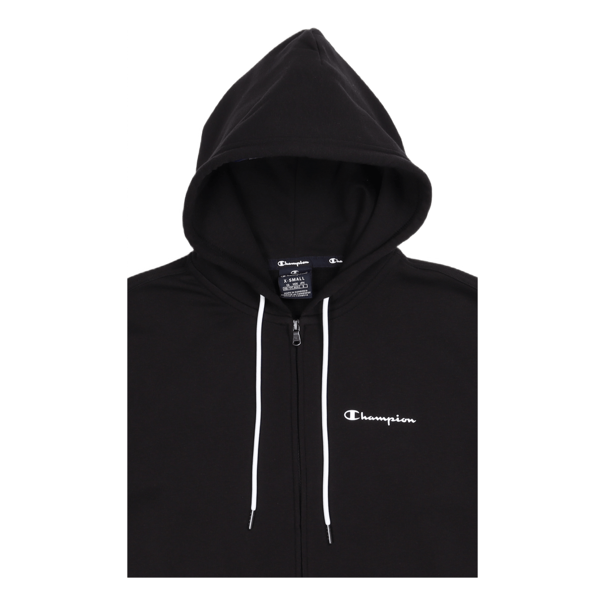 Hooded Full Zip Sweatshirt Black Beauty