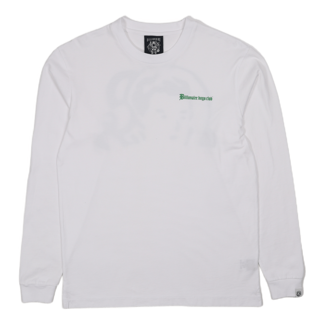 Old English L/s T-shirt White