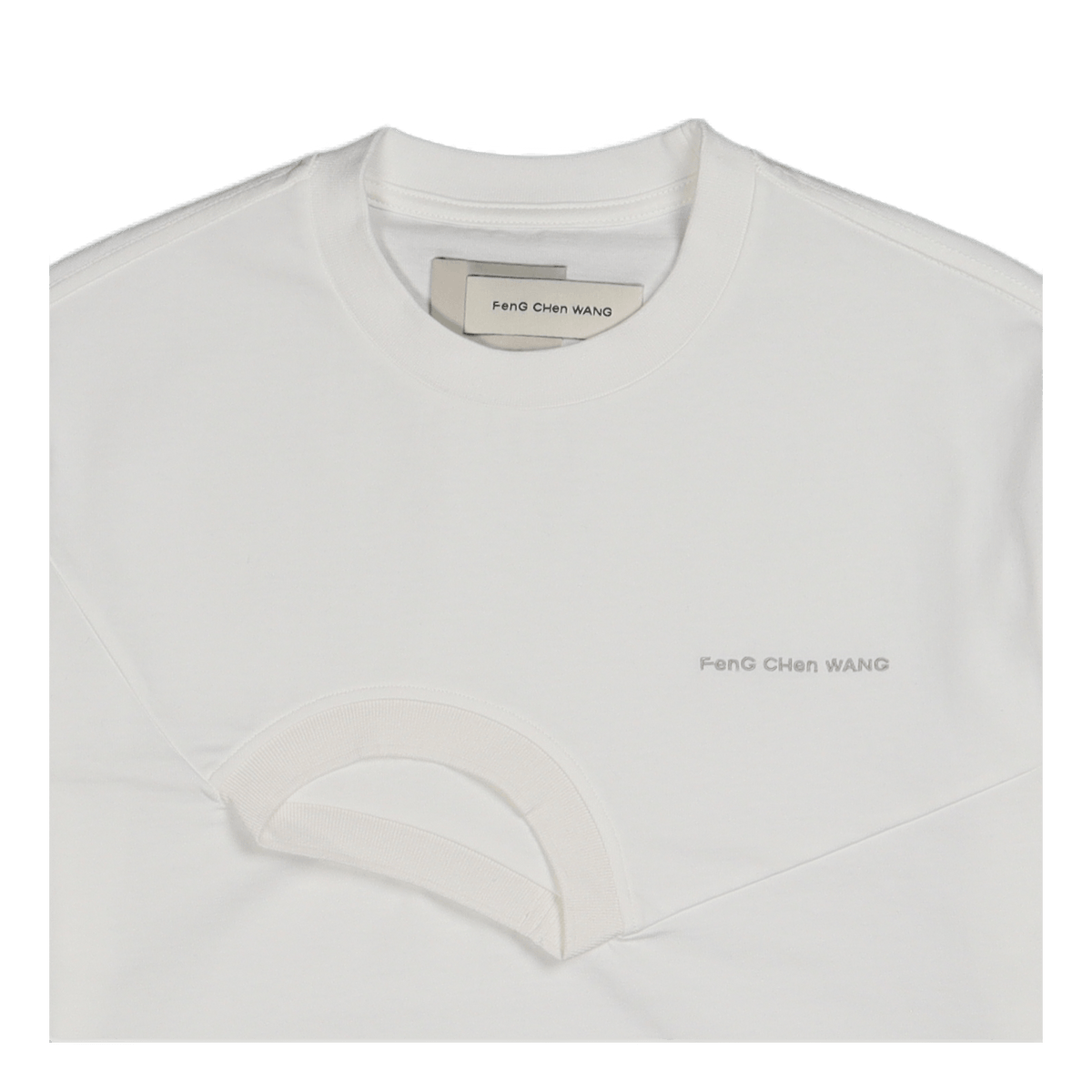 Shirting Panelled Sweater White