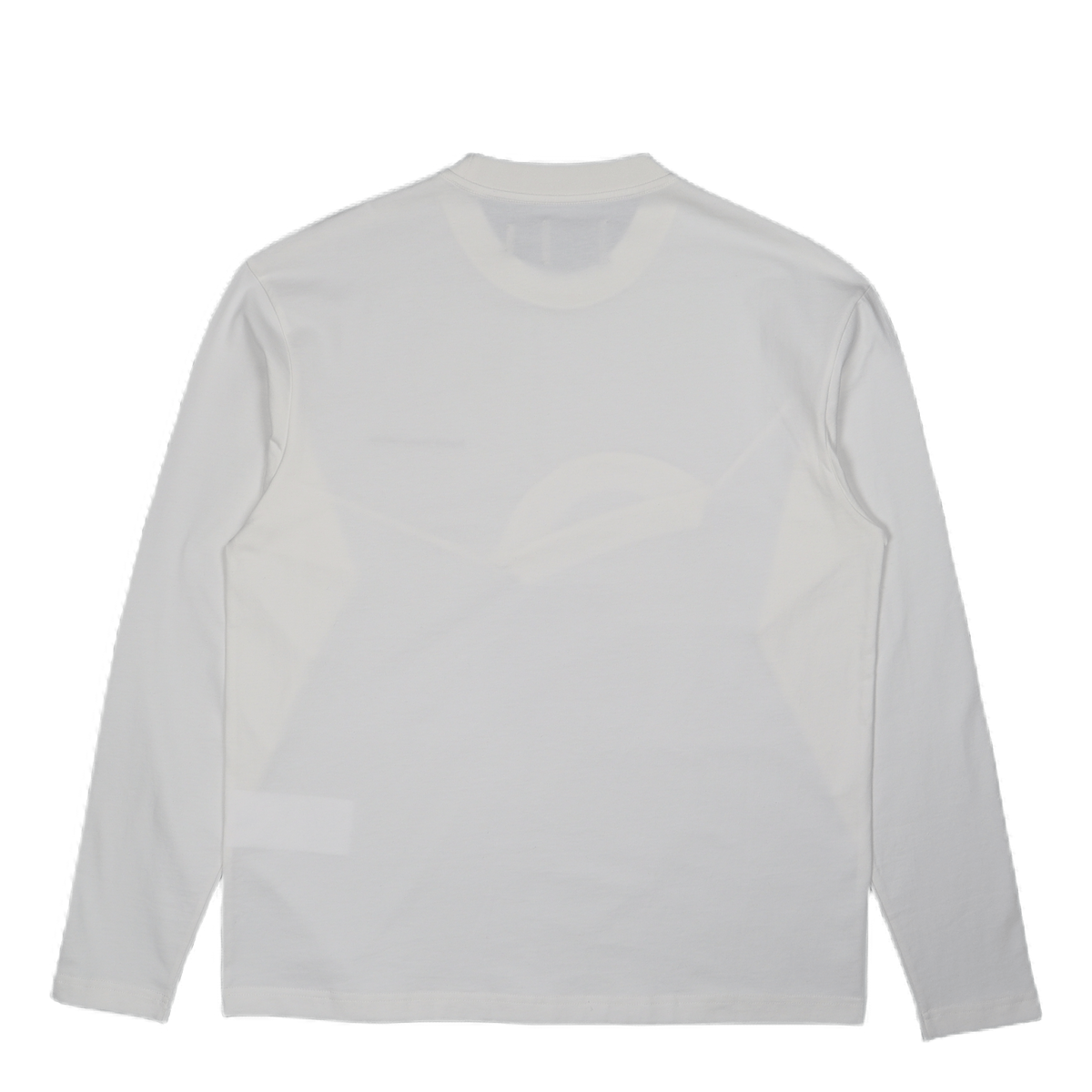 Long Sleeved Double Crew White