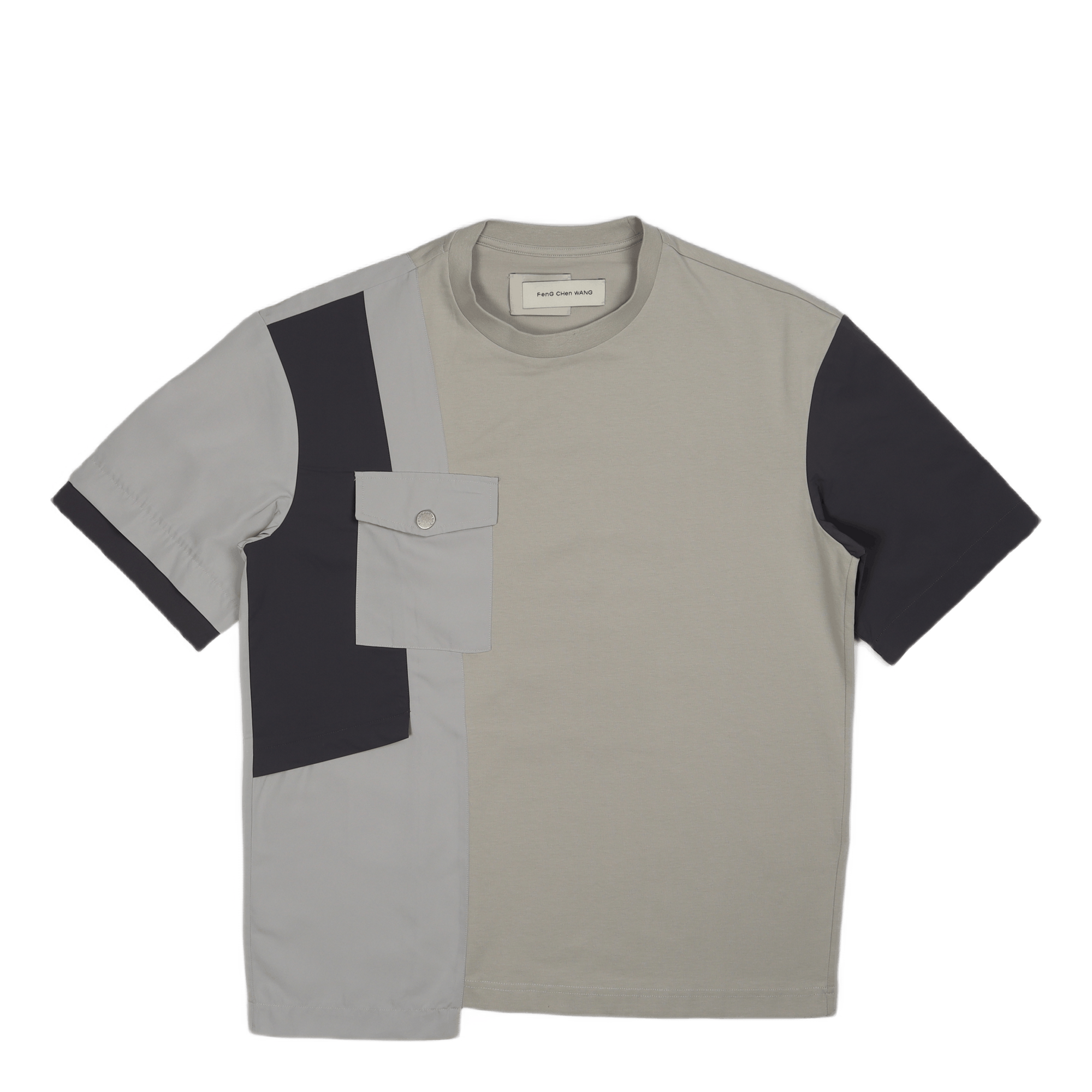 Patch T-shirt Grey