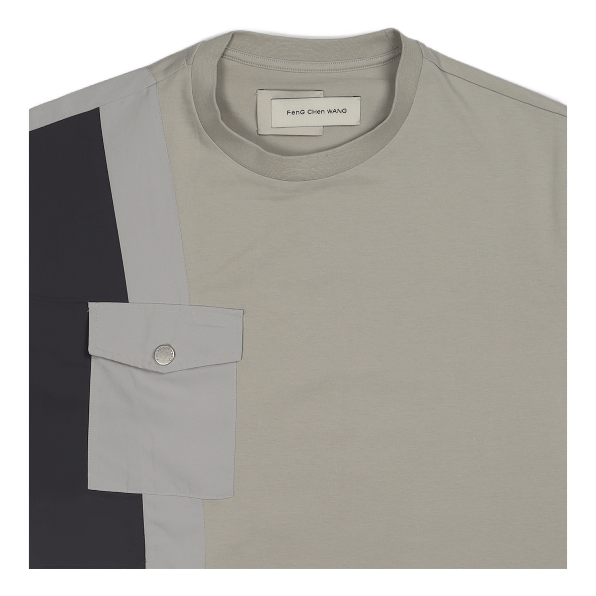 Patch T-shirt Grey