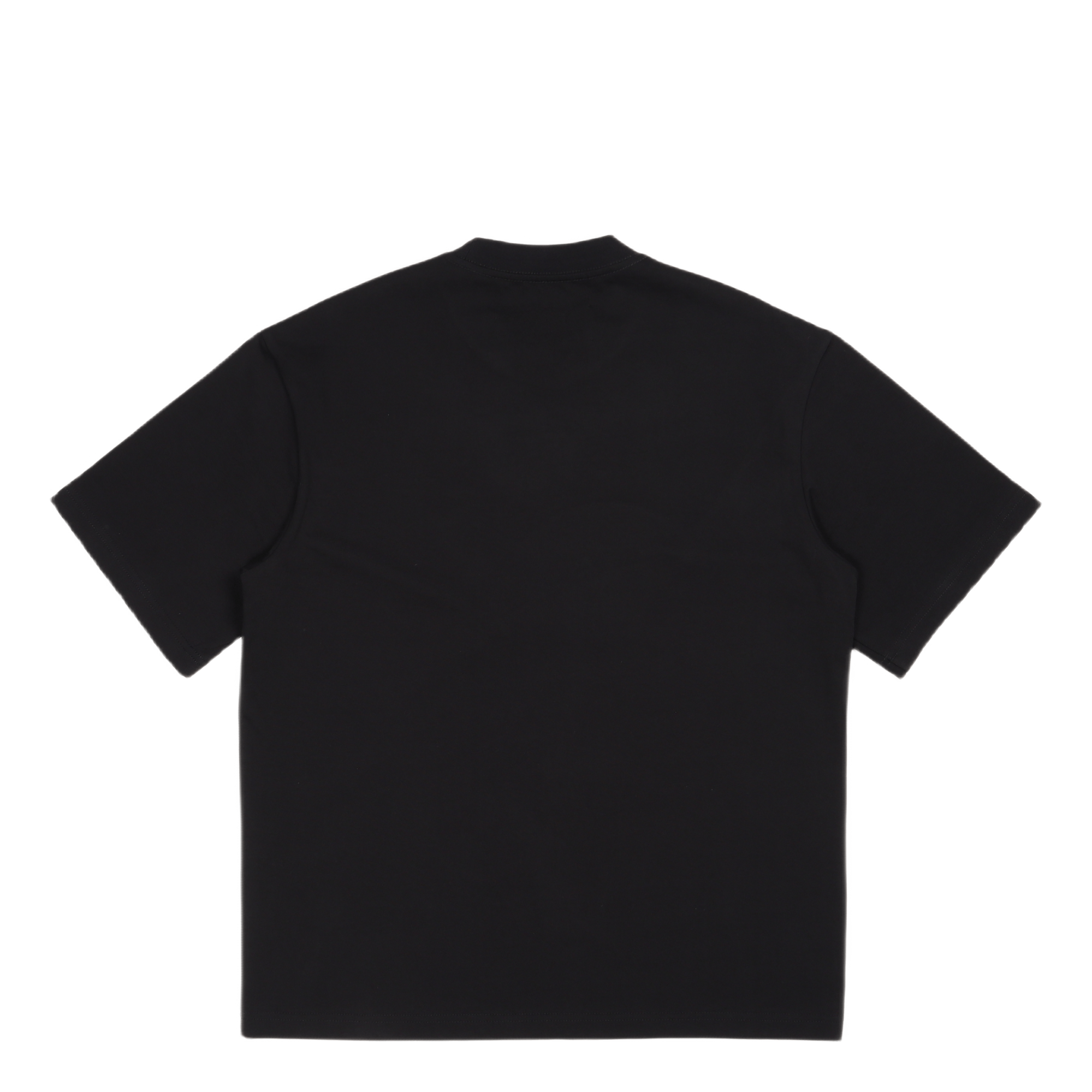 Panelled Collar T-shirt Black