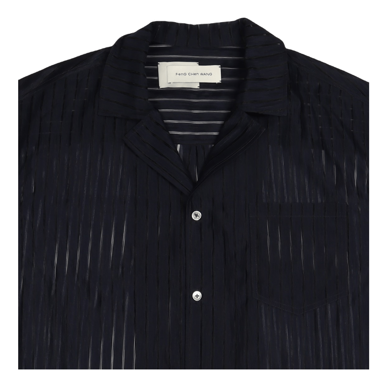 Semi Transparent Shirt Navy