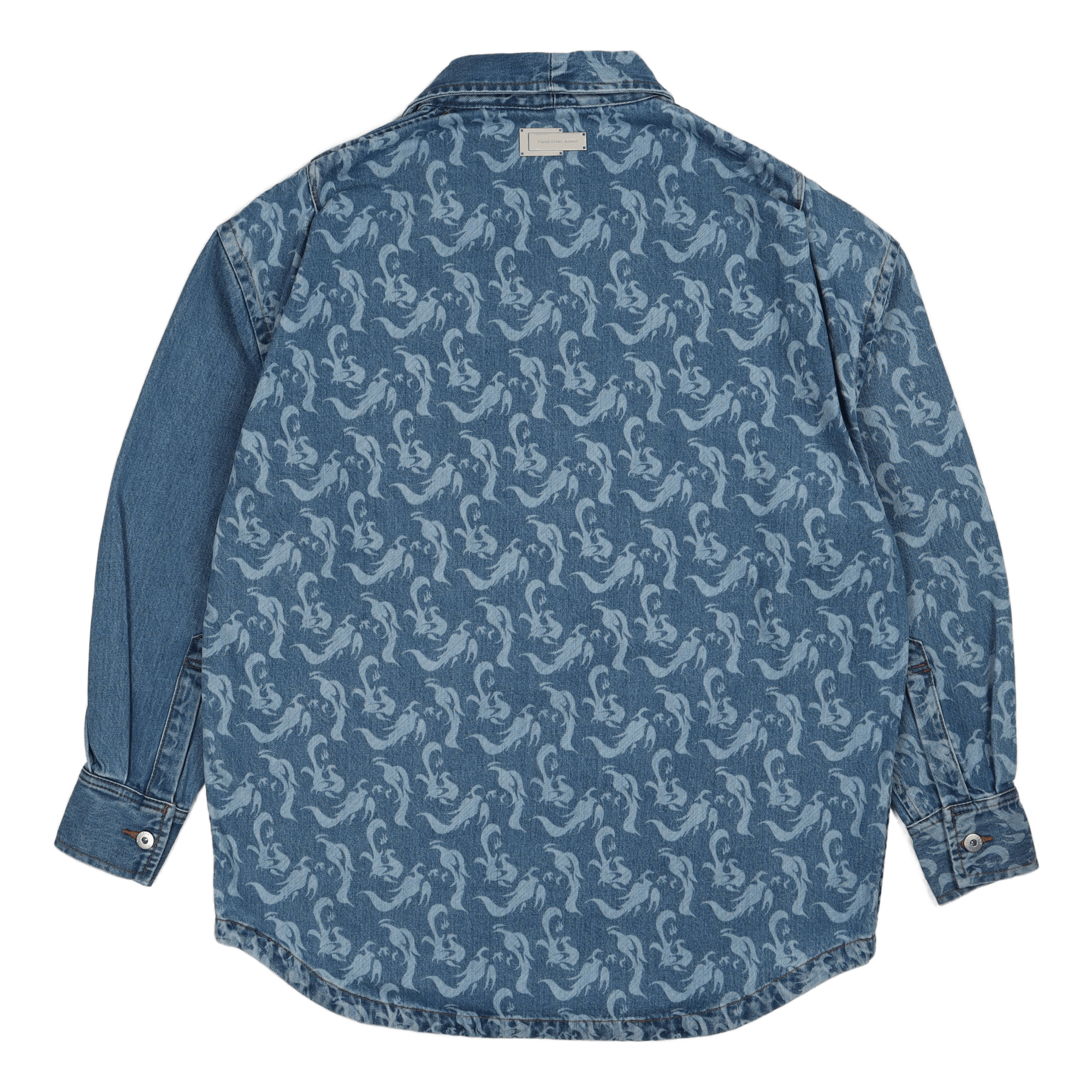 Phoenix Layered Denim Shirt Indigo