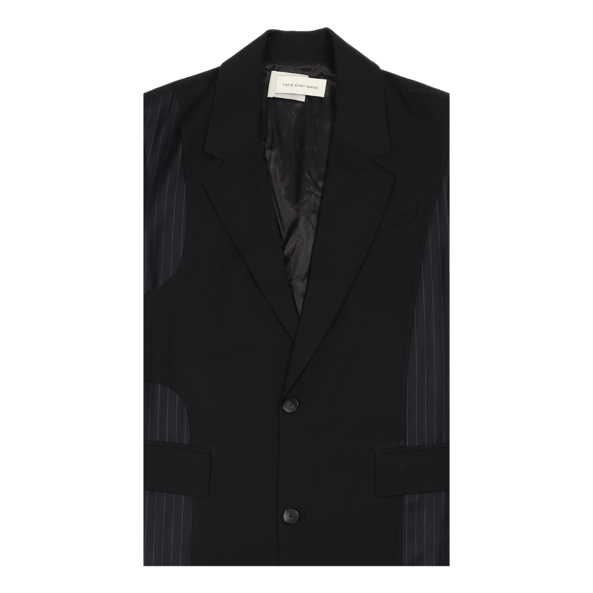 Long Sleeveless Coat Black