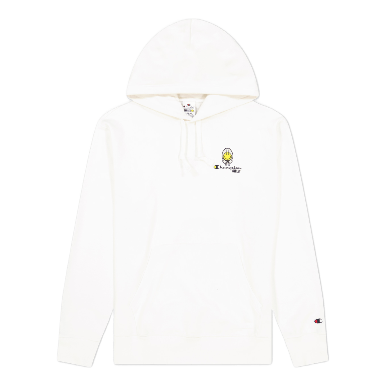 Champion X Smiley - Hooded Ful White