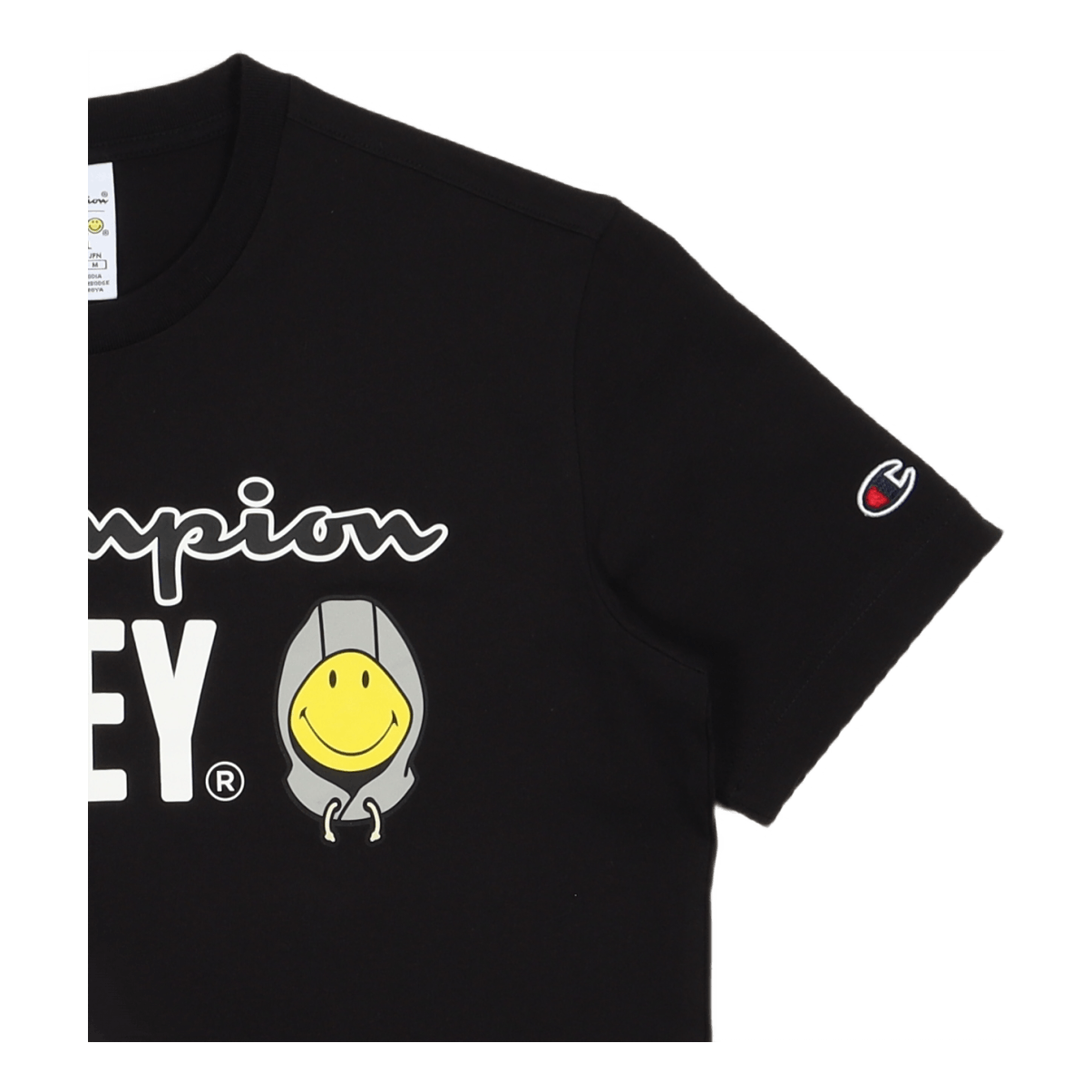 Champion X Smiley - Crewneck T Black Beauty