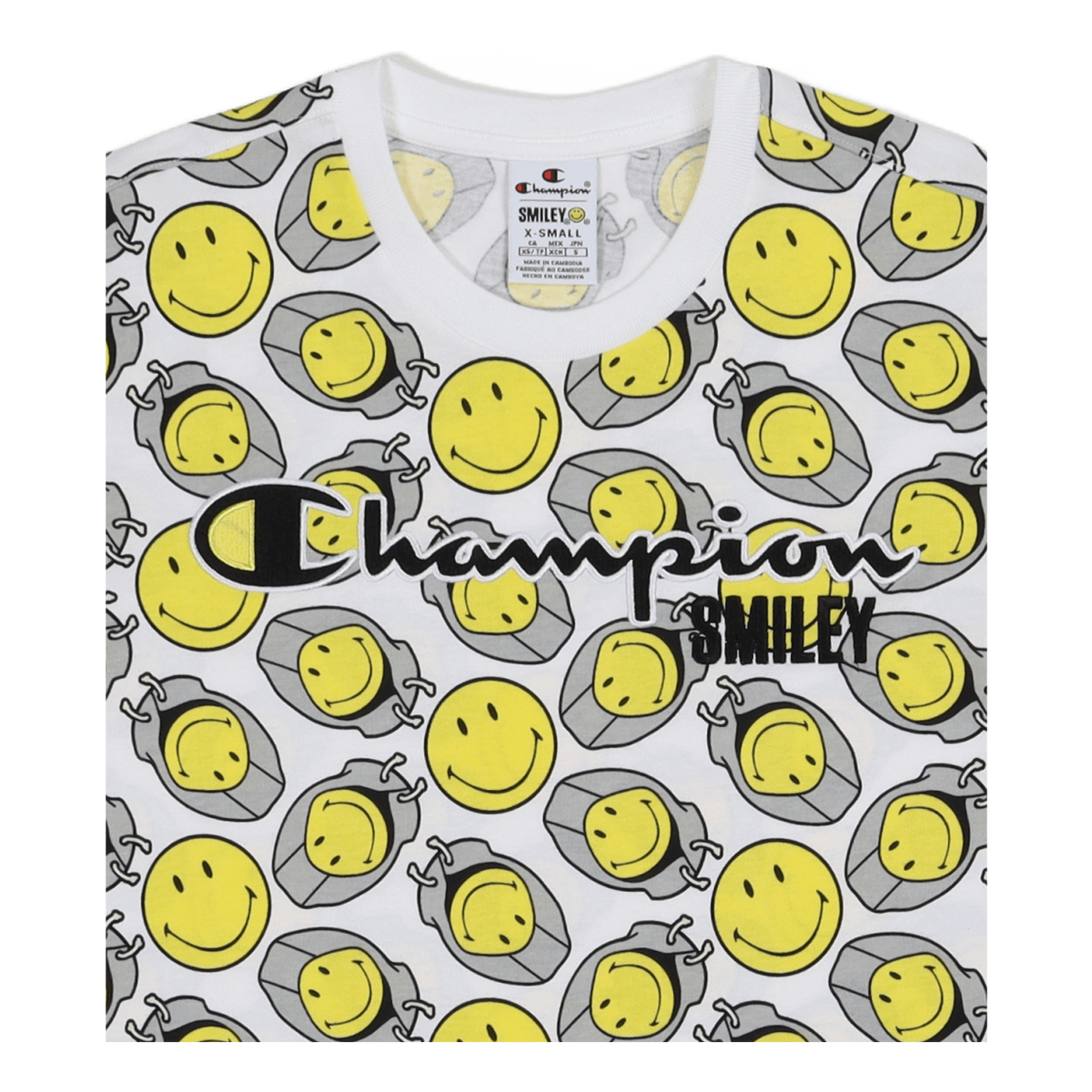 Champion X Smiley - Crewneck T White Al (wht)