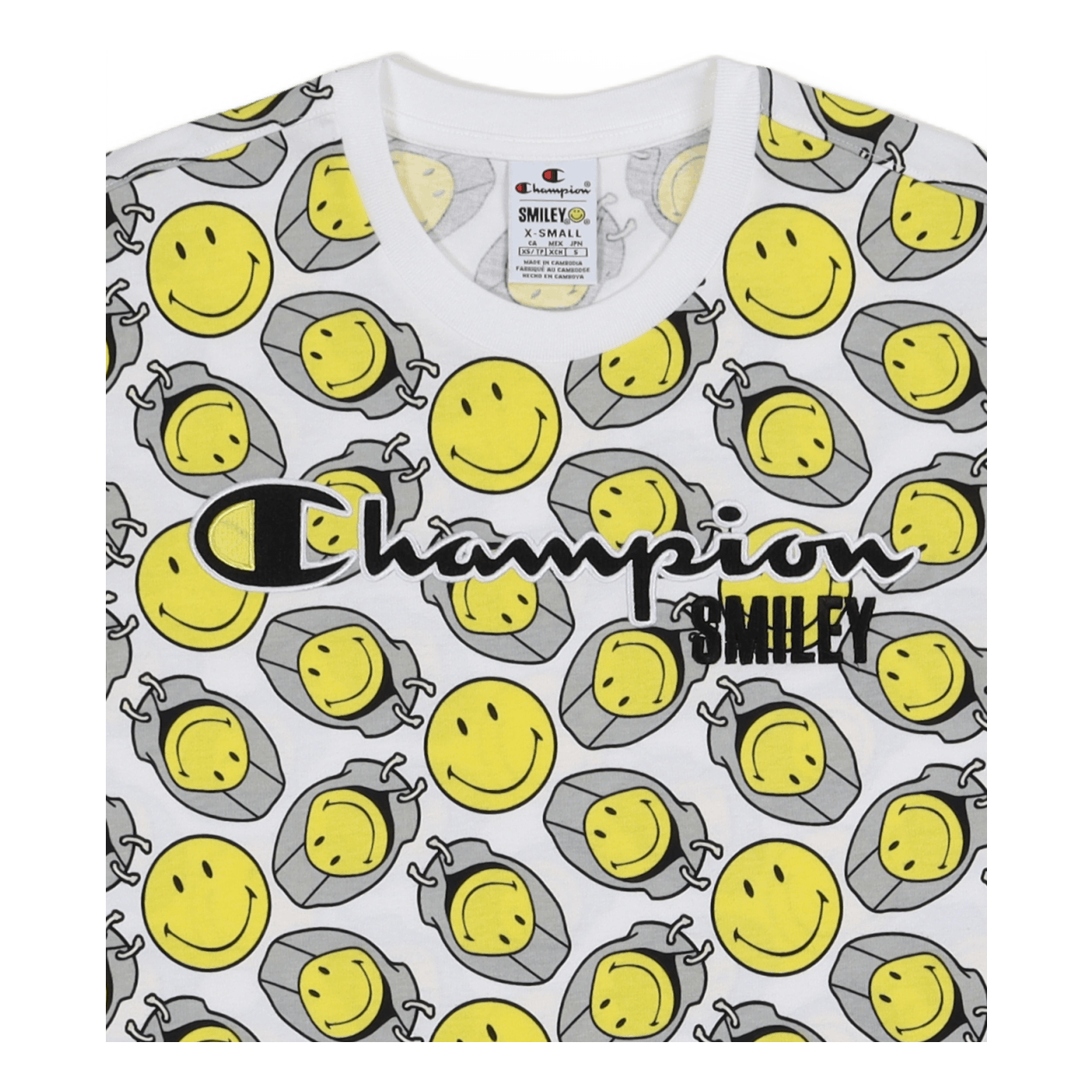 Champion X Smiley - Crewneck T White Al (wht)