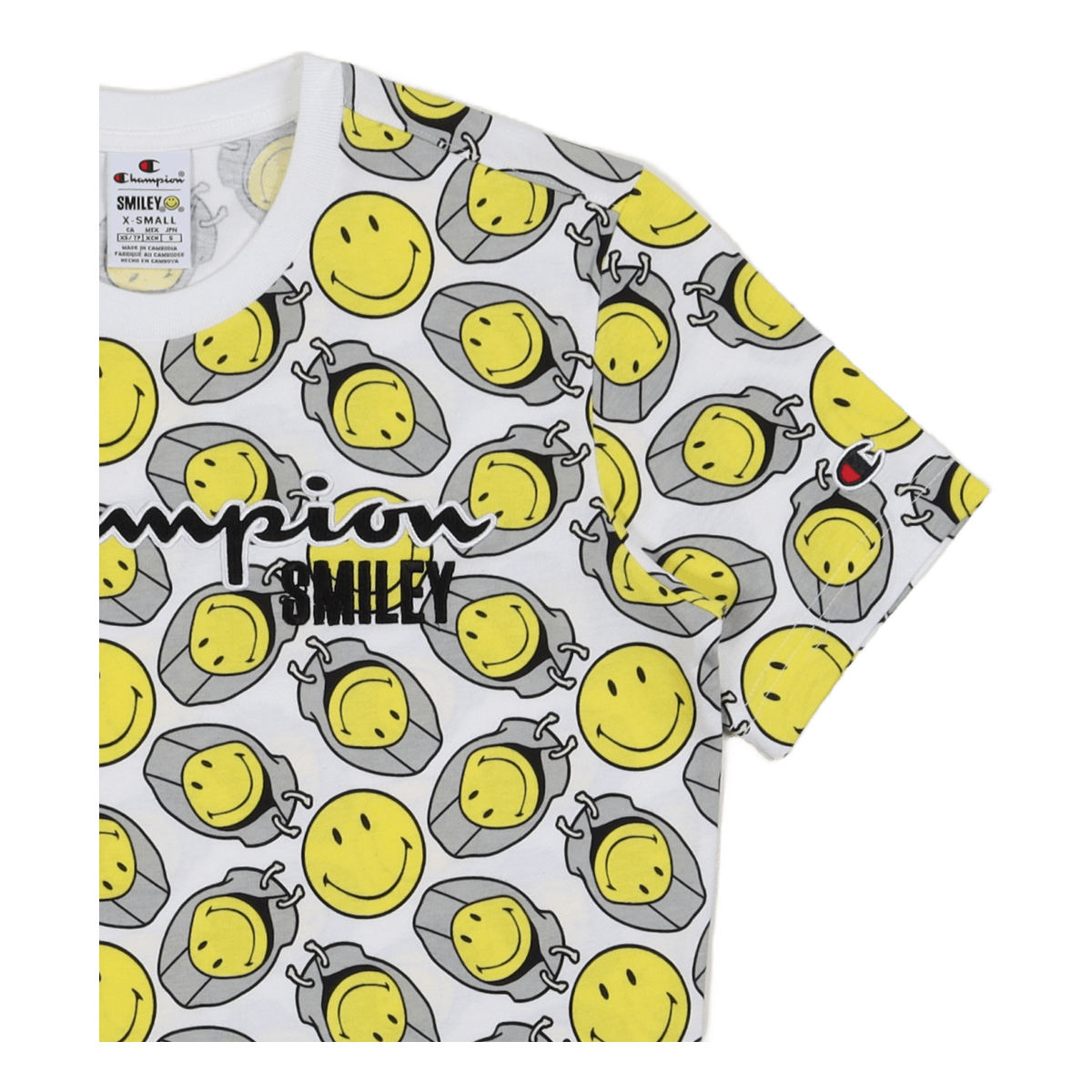 Champion X Smiley - Crewneck T White Al (wht)