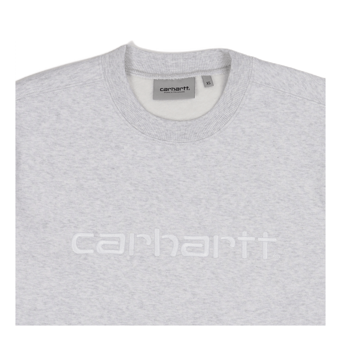 Carhartt Sweat Ash Heather / White