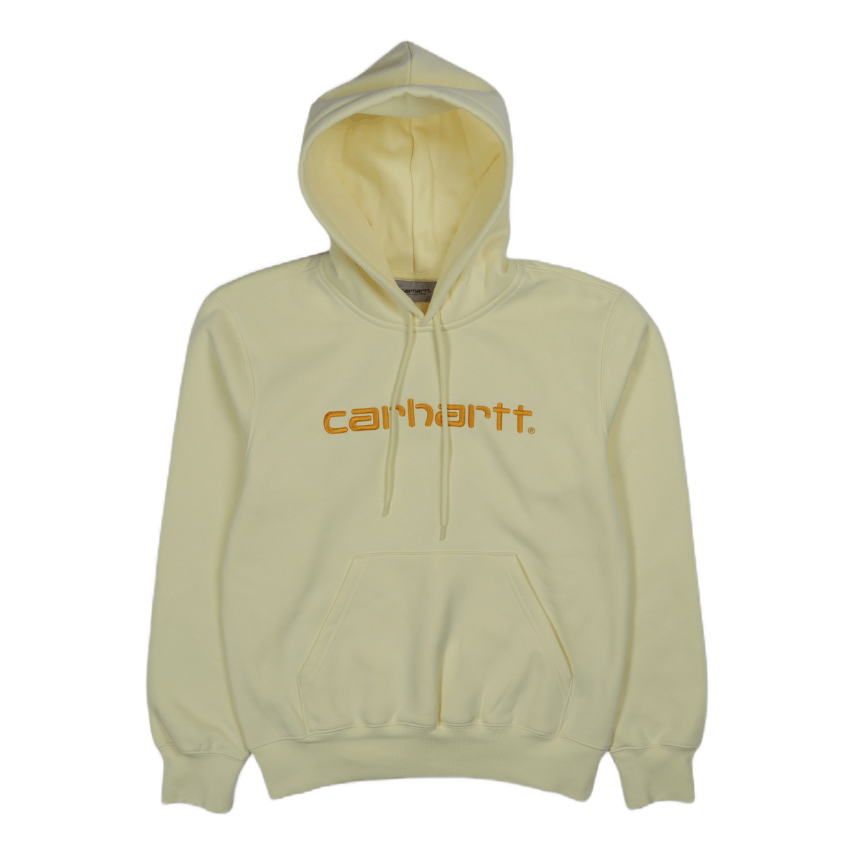 Hooded Carhartt Sweat Soft Yellow / Popsicle