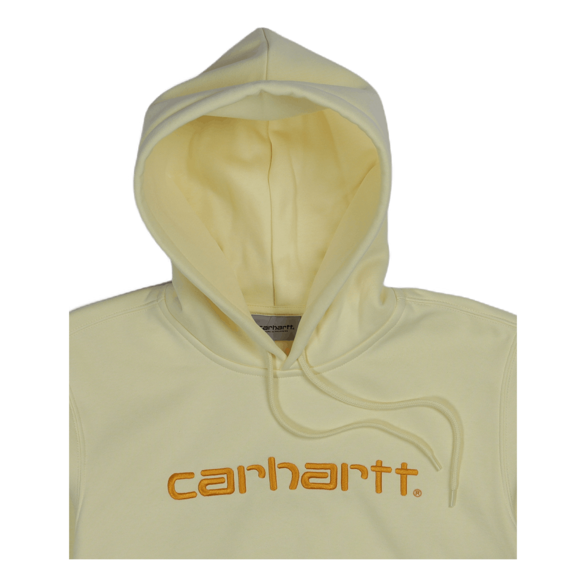 Hooded Carhartt Sweat Soft Yellow / Popsicle