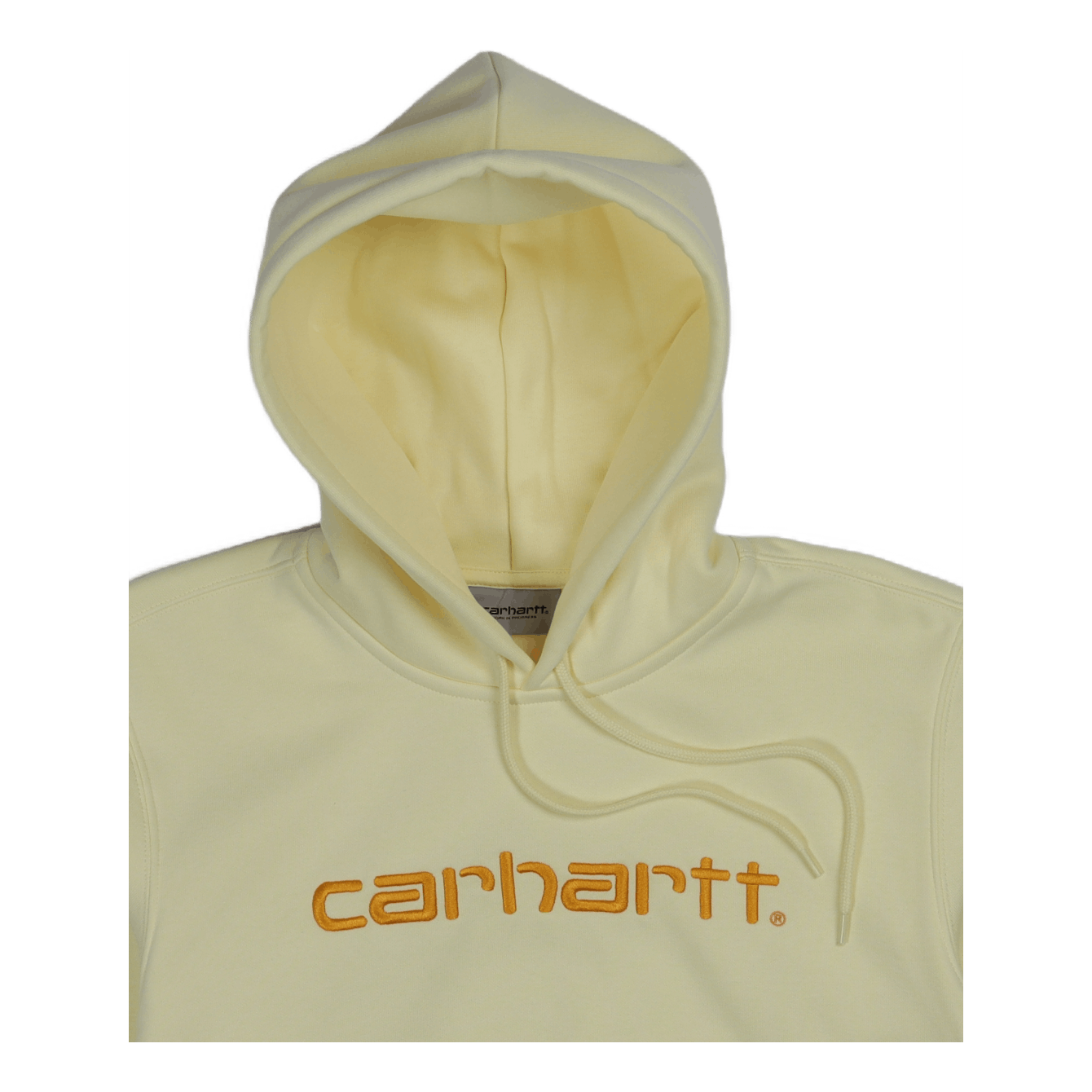 Hooded Carhartt Sweat Soft Yellow / Popsicle