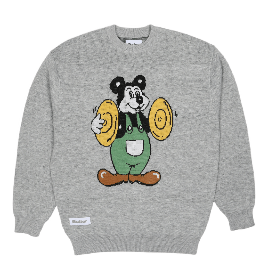 Cymbals Knit Sweater Heather Grey