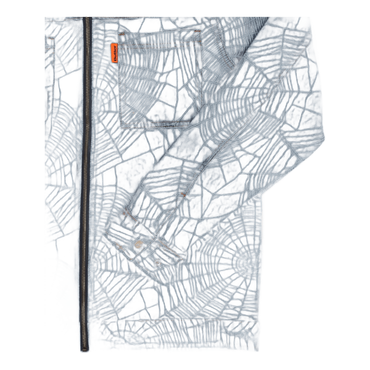 Web Denim Overshirt Washed Indigo