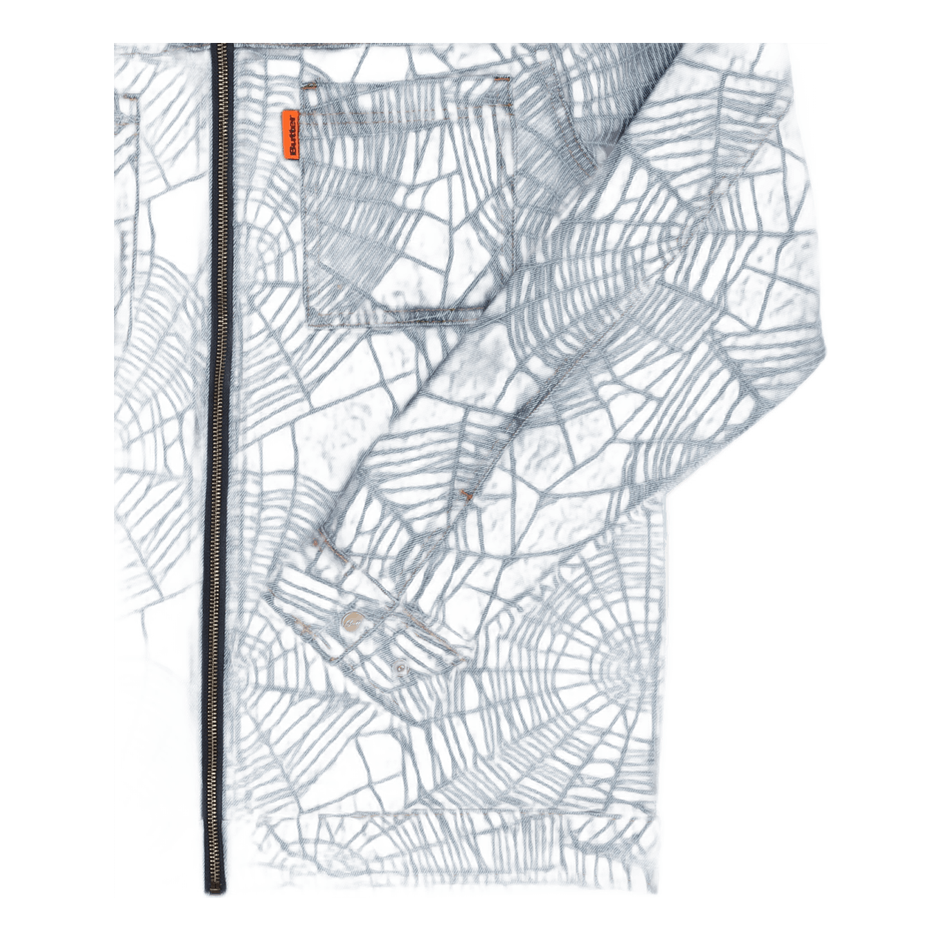 Web Denim Overshirt Washed Indigo