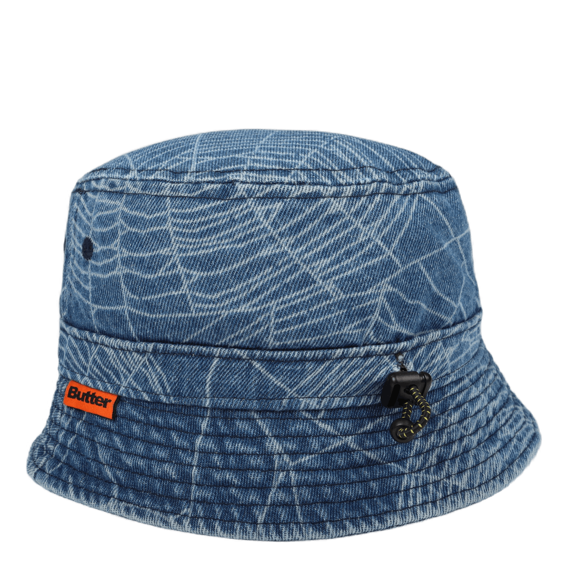 Web Denim Bucket Hat Washed Indigo